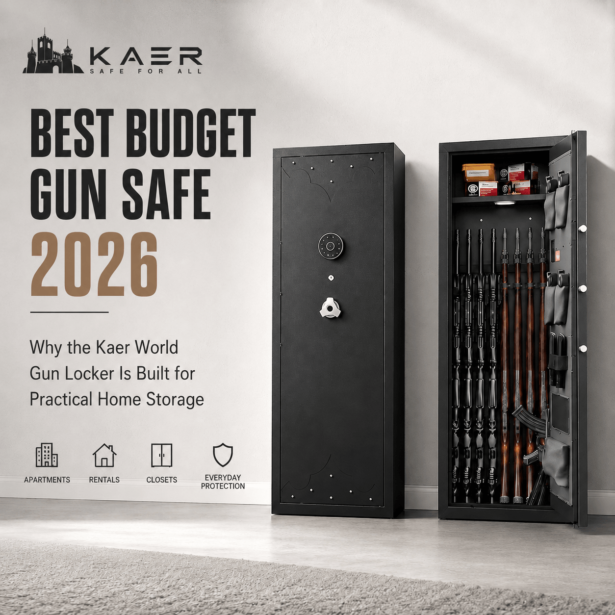 Why the Kaer World Gun Locker Is Built for Practical Home Storage? - KaerWorld