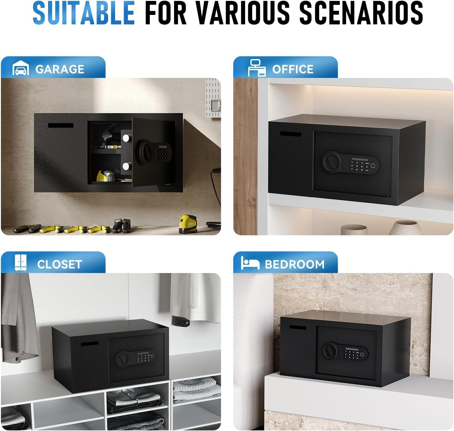 1.2 cuft Waterproof Safe Deposit Box 25 - KaerWorld