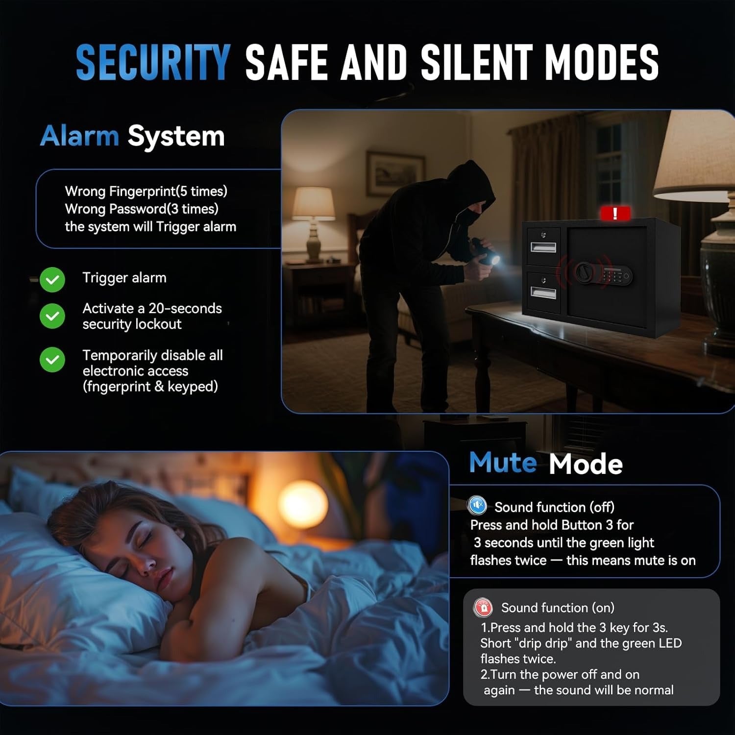 1.2 cuft Waterproof Safe Deposit Box 25 - KaerWorld