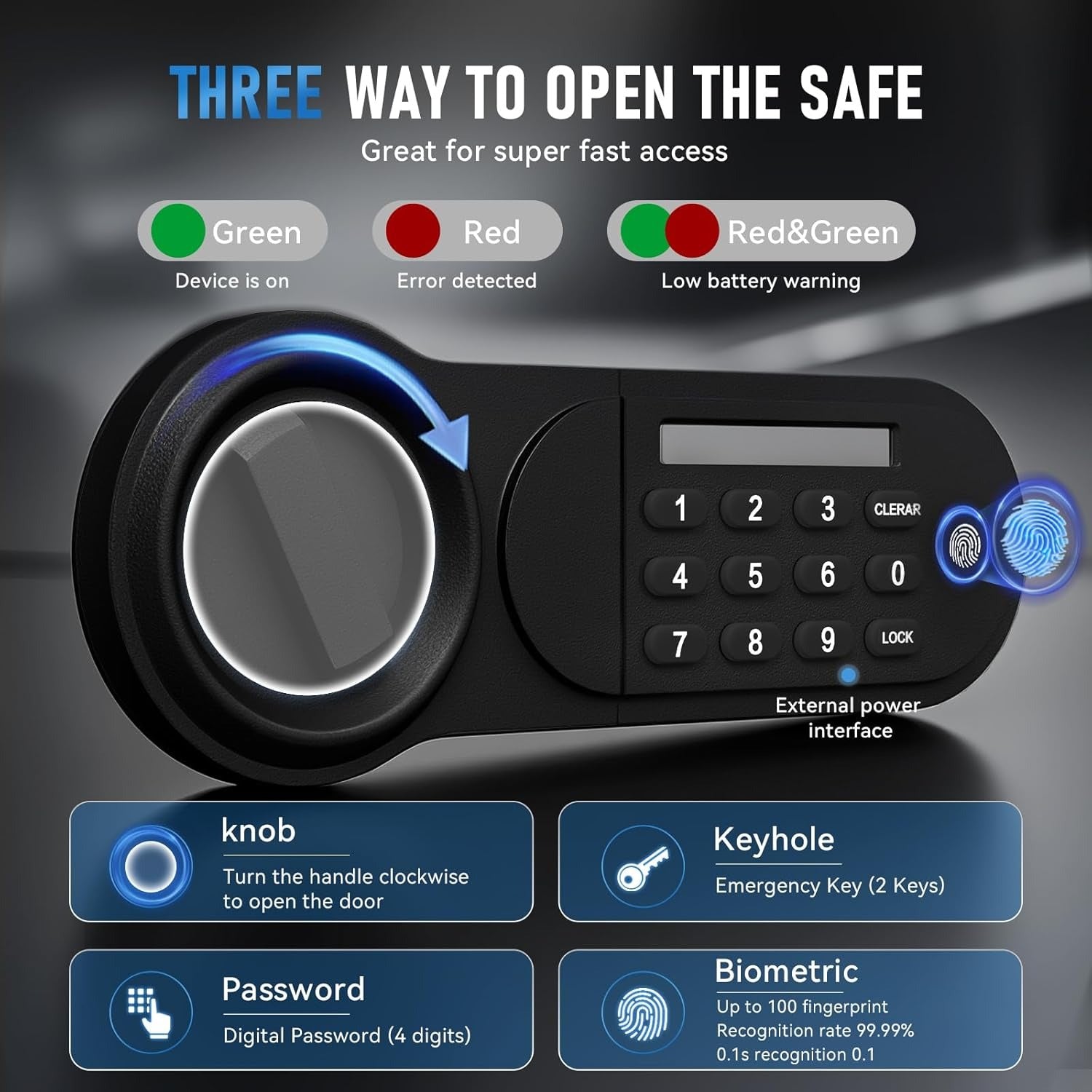 1.2 cuft Waterproof Safe Deposit Box 25 - KaerWorld