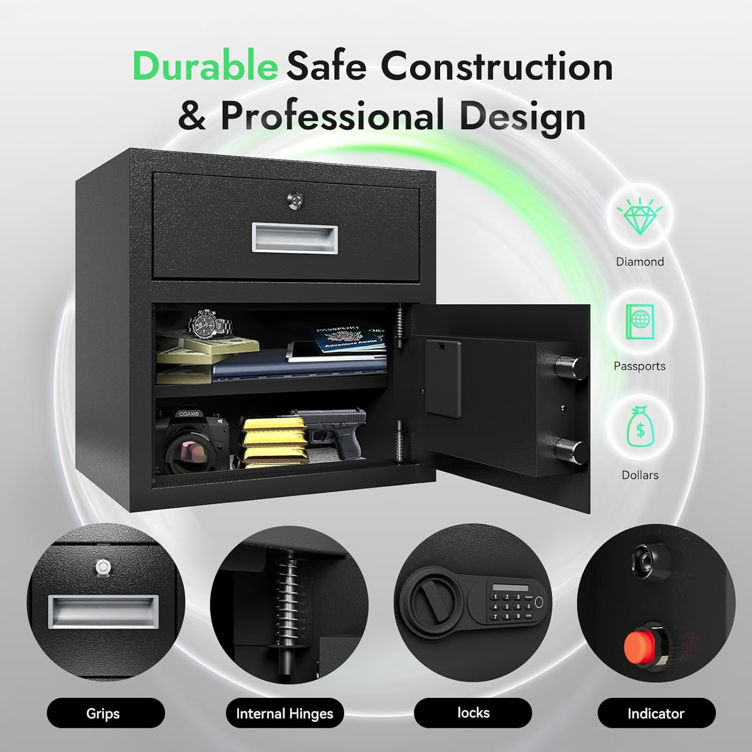 1.7 cuft Waterproof Safe Box - KaerWorld