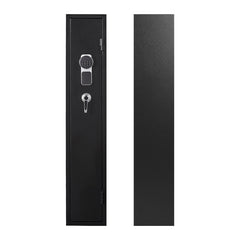 KaerWorld Gun Safes with 180-Degree Full Access Door and Removable Shelf for 2 Home Rifles and Pistols Digital Quick Access Electronic Firearm Safe with Pistol Rack and Ammunition Storage Shelves