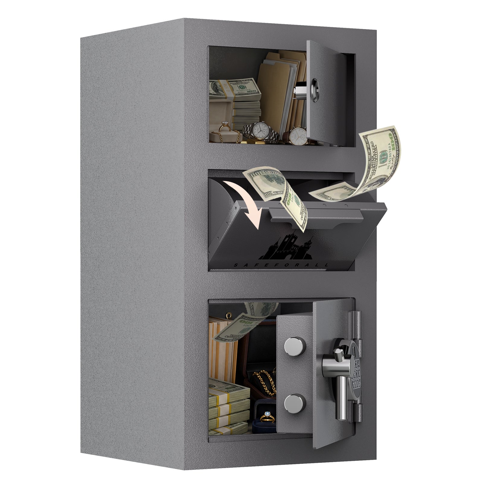 KAER 3.1 CuFt Drop Safe With Double Door