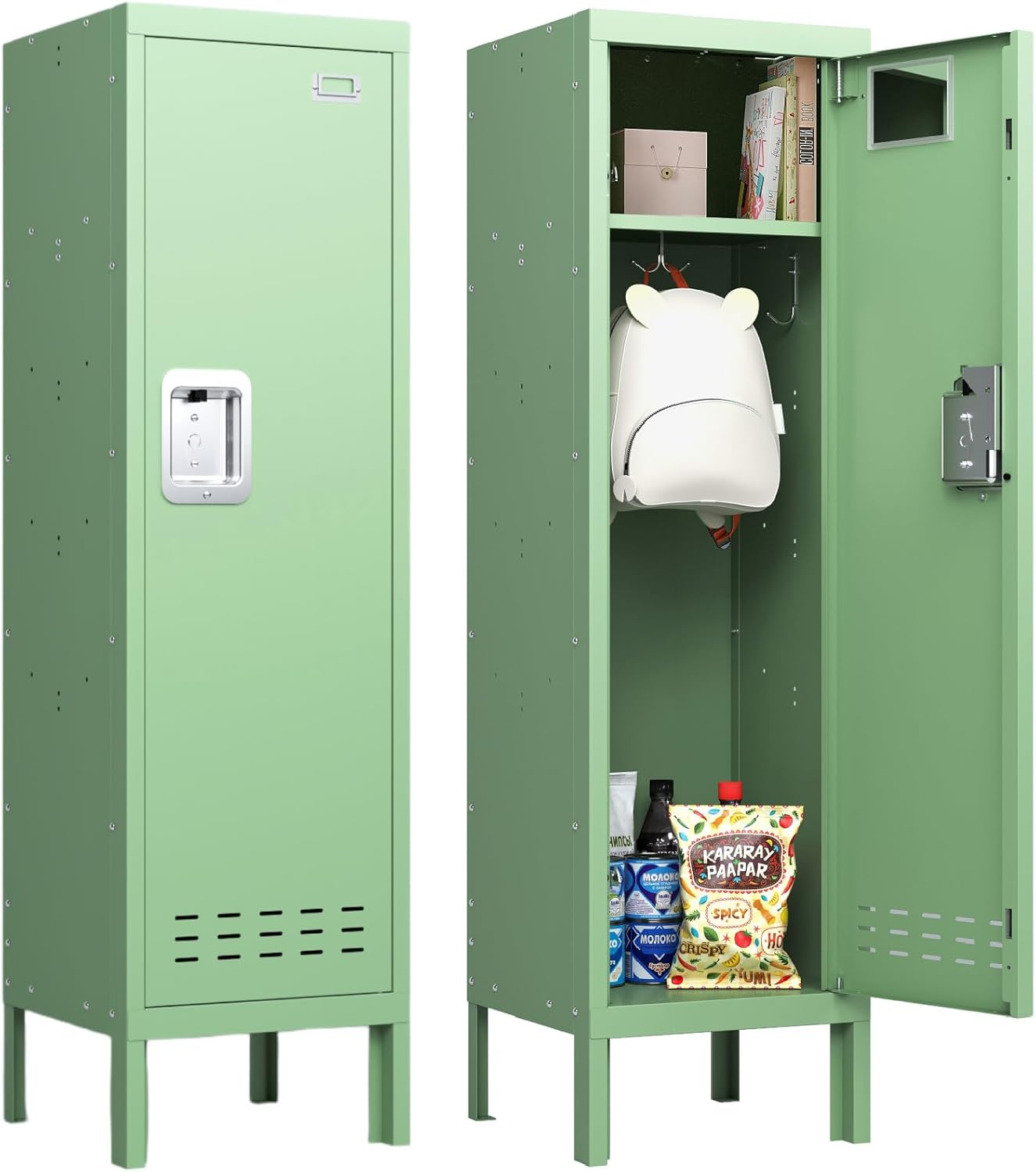 54"H Metal Locker with Card Slot - KAER