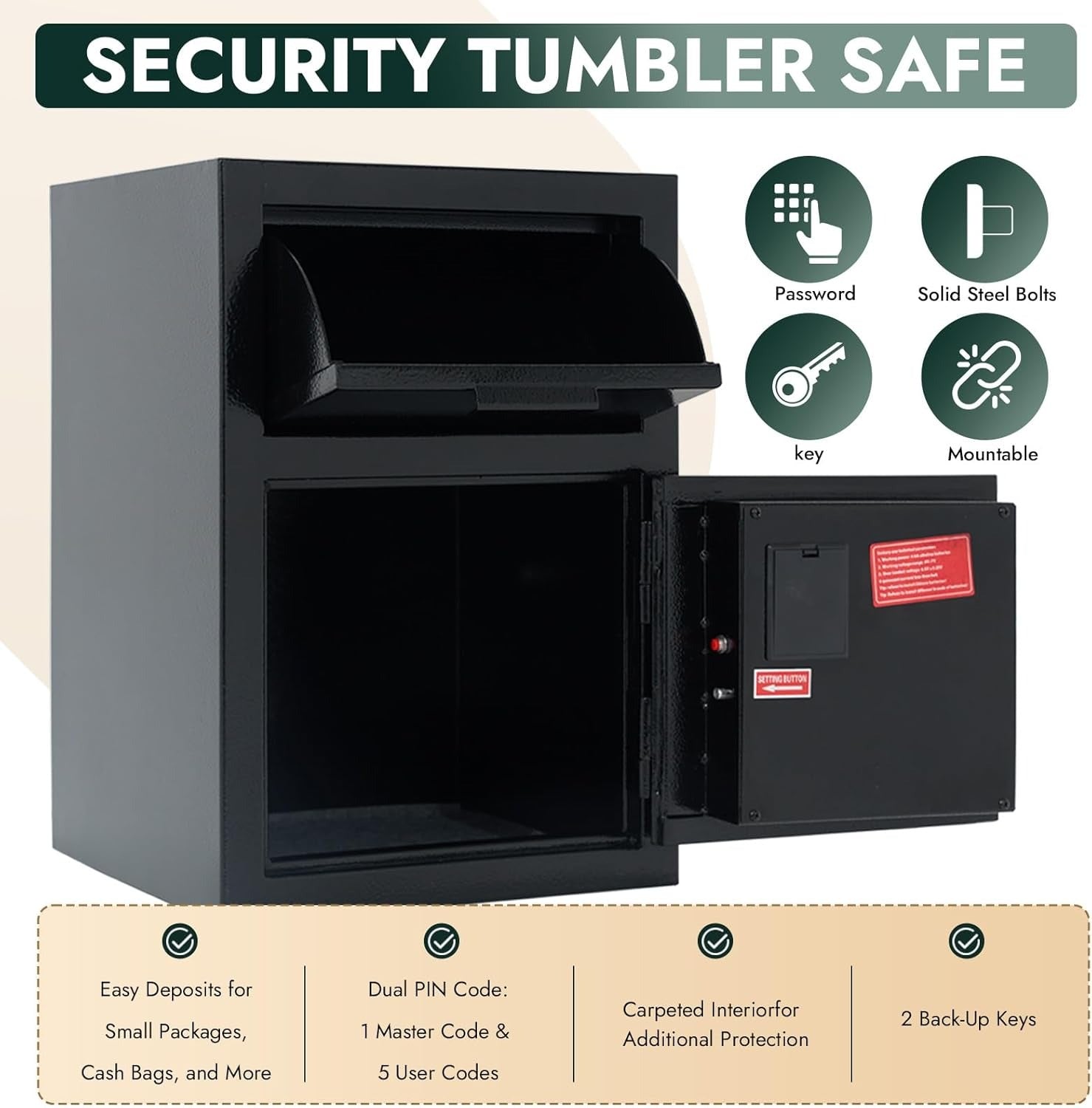 2.6 Cub Waterproof Drop Safe 515 - KaerWorld