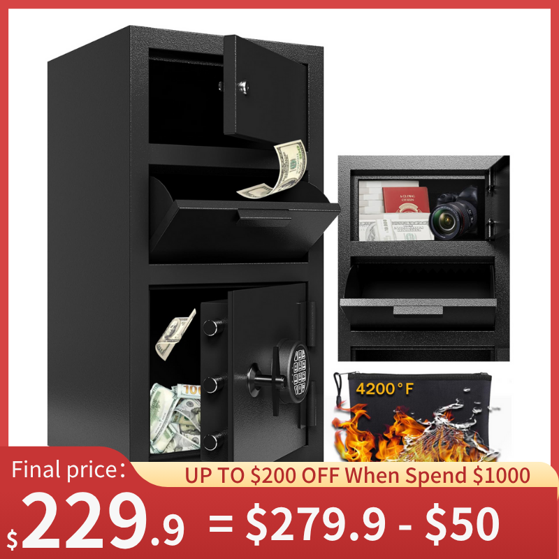 Kaer 4.0/9/5 Cub Security Safe 690-2/690-3/762, Fireproof, Waterproof