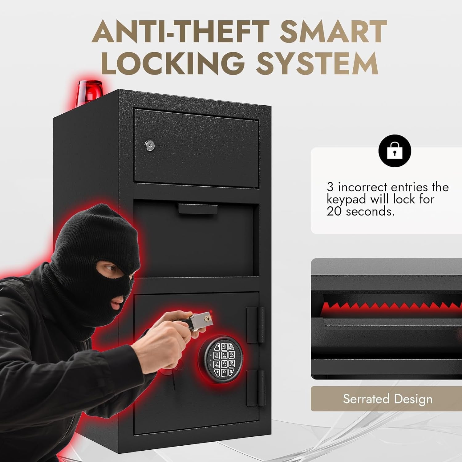 Kaer 4.0 Cub Safe Box With Drop Slot 690-2