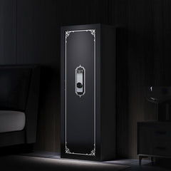 KAER 10-14 Gun Safe, Gun Safe for Rifles and Pistols, Biometric Gun Safe, Fingerprint Gun Safes Large Rifle Safe, Gun Cabinet with Adjustable Shelves and Locking Built-in Cabinet