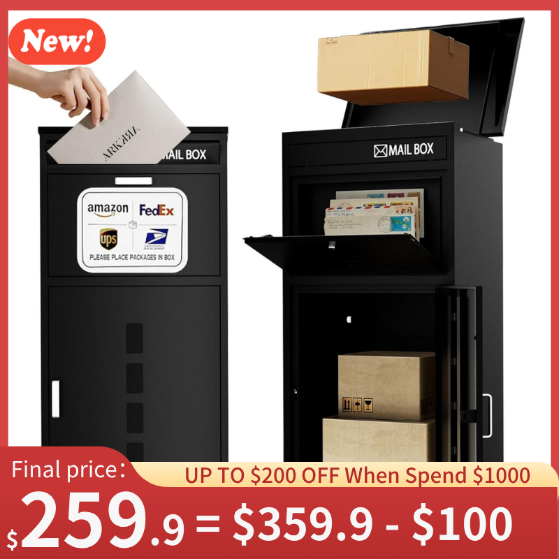 Kaer 2-in-1 Mail and Package Delivery Box 011 | Large