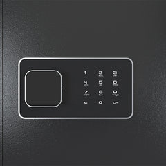 KaerWorld 45" Wall Gun Safe - In-Wall Safe for Rifles and Pistols with Digital Keypad, Adjustable Rack, and Removable Shelf