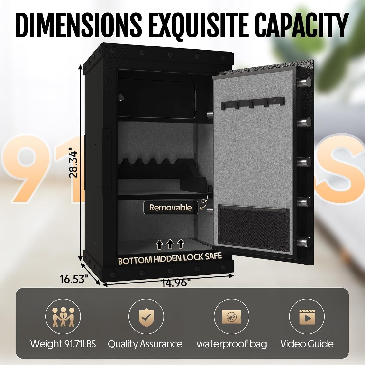 Heavy - Duty Fireproof Safe Box - KaerWorld