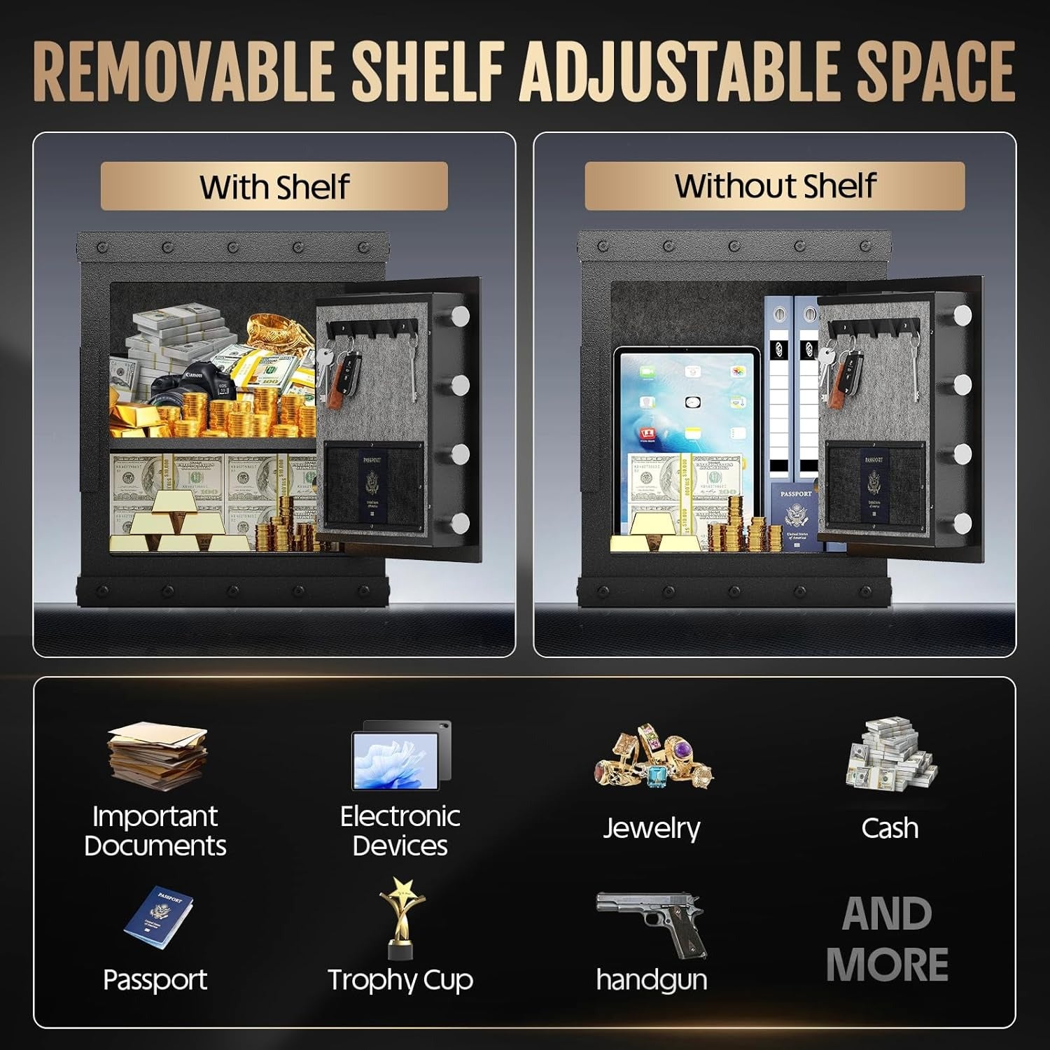 Heavy - Duty Fireproof Safe Box - KaerWorld