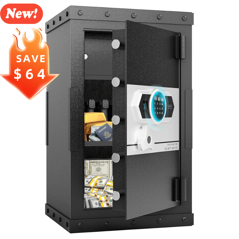 Heavy - Duty Pistol Jewelry Safe Box - KaerWorld