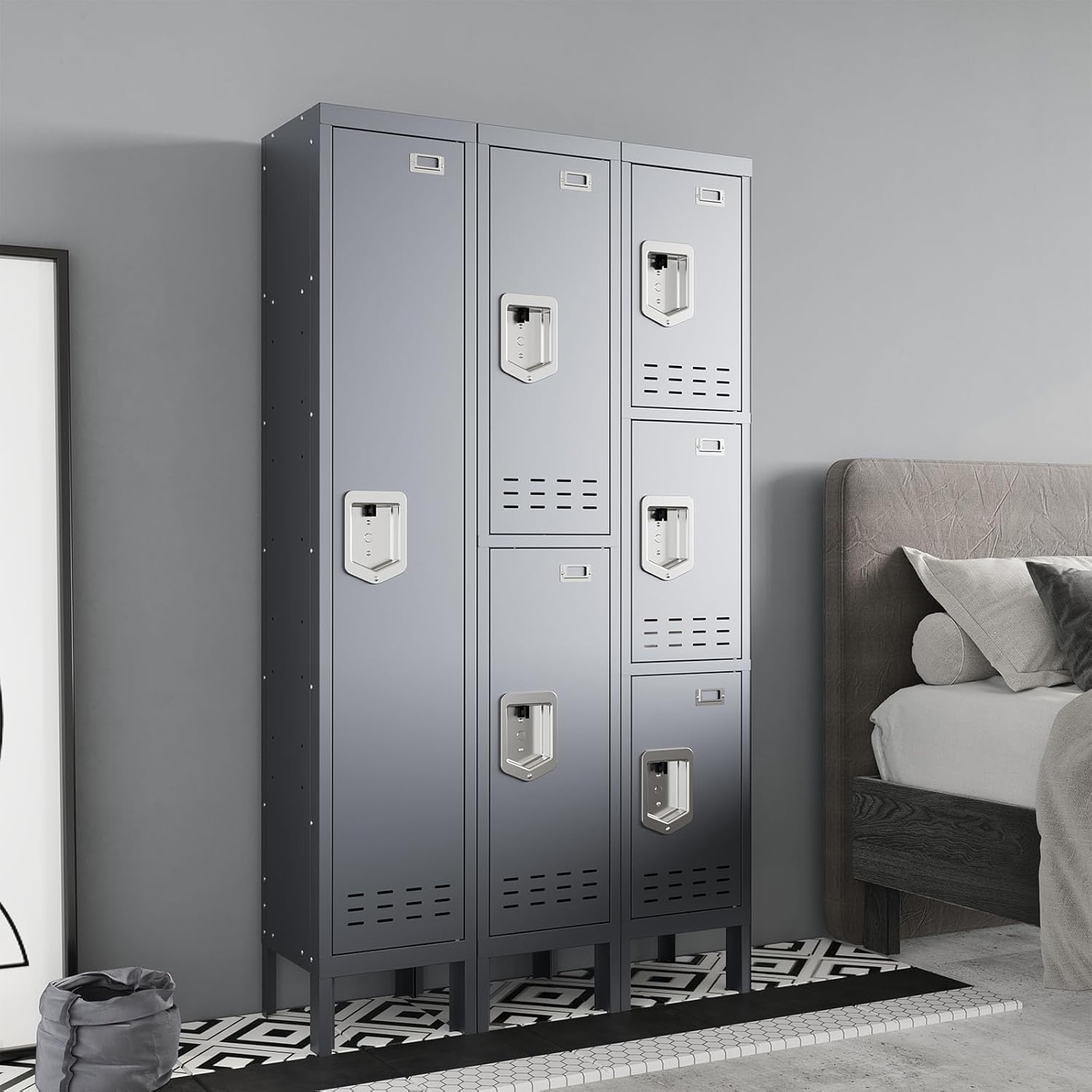 Kaer 1 - 5 Door Metal Locker - KaerWorld