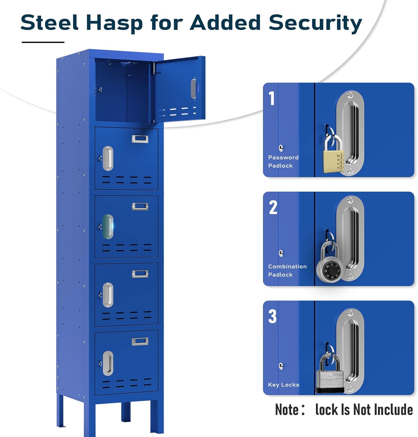 Kaer 1 - 5 Door Metal Locker - KaerWorld