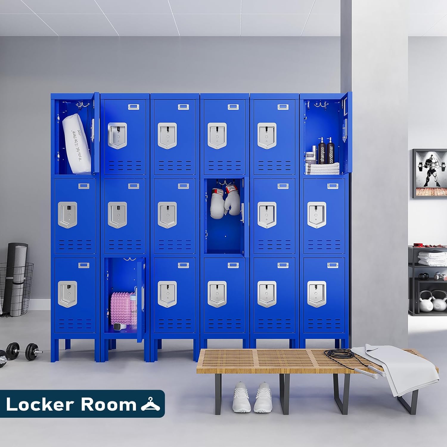 Kaer 1 - 5 Door Metal Locker - KaerWorld