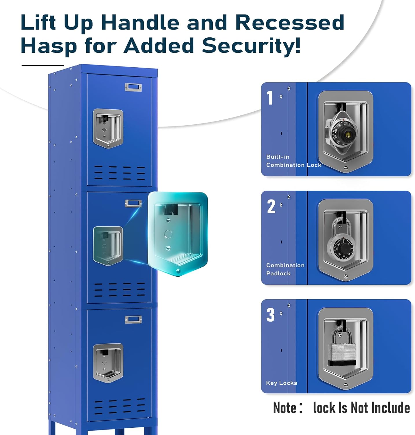 Kaer 1 - 5 Door Metal Locker - KaerWorld