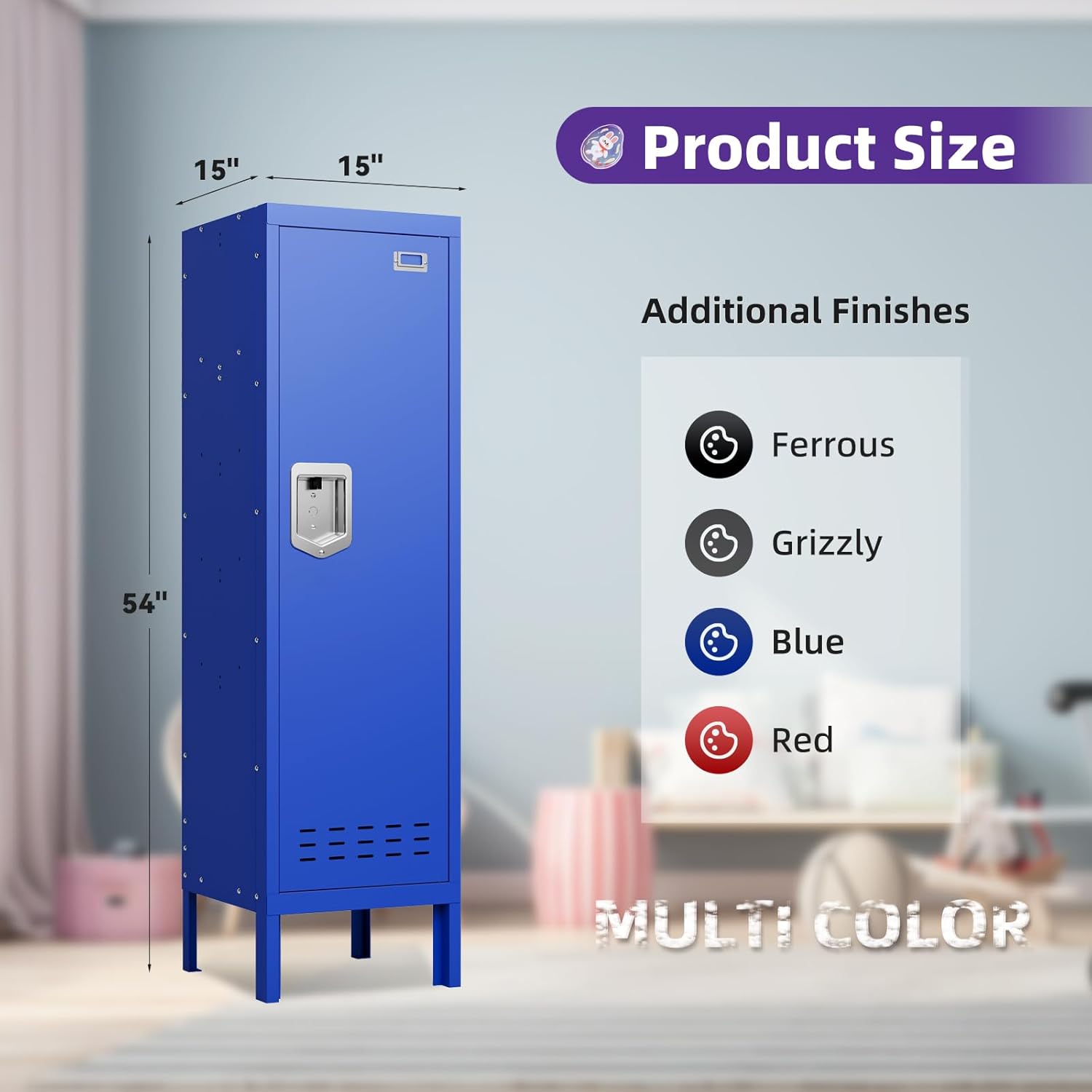 Kaer 1 - 5 Door Metal Locker - KaerWorld