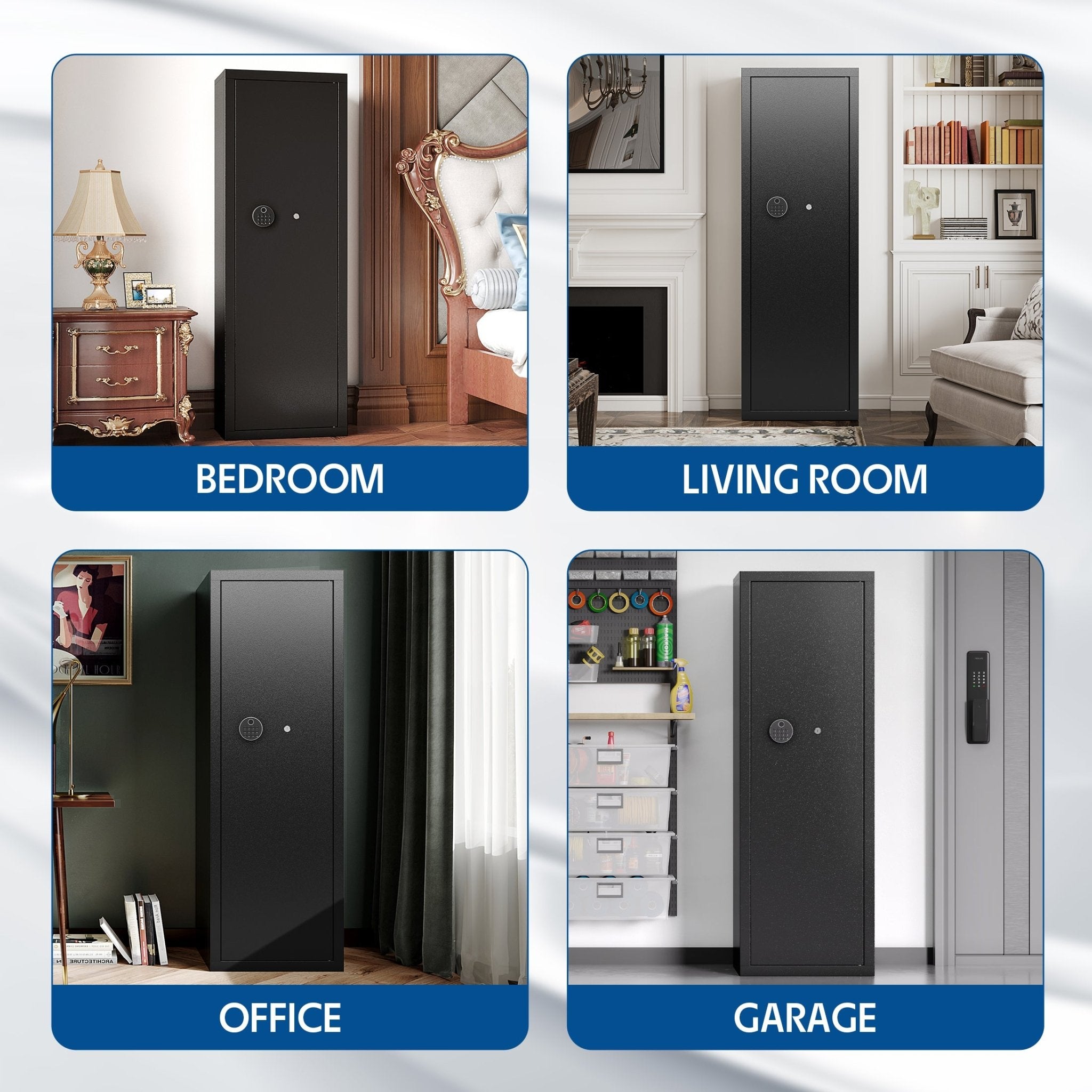 Kaer 10 - 12 Fingerpint Gun Safe Cabinet 1350 - KaerWorld