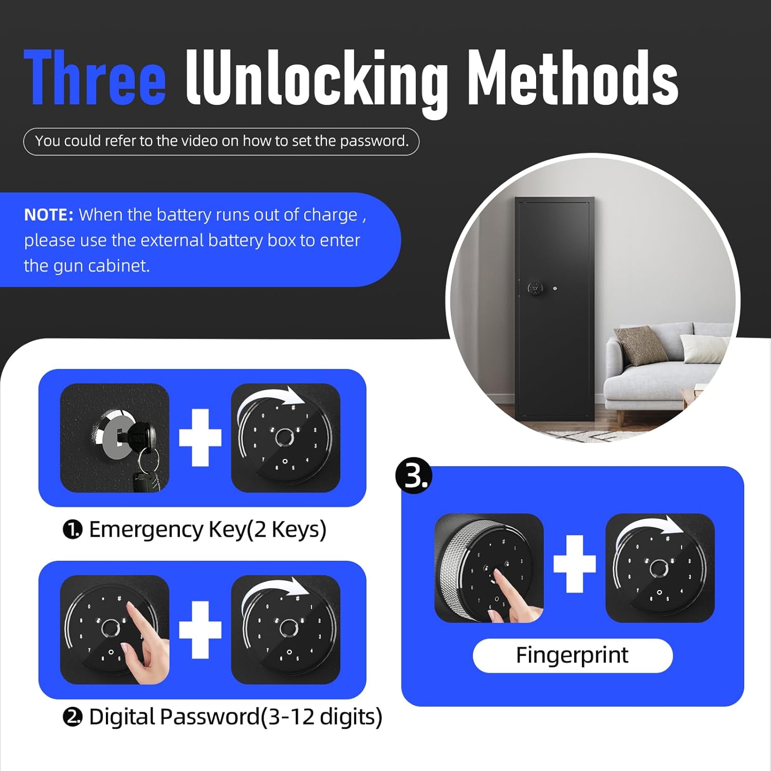 Kaer 10 - 12 Gun Safe 1400CZ - KaerWorld