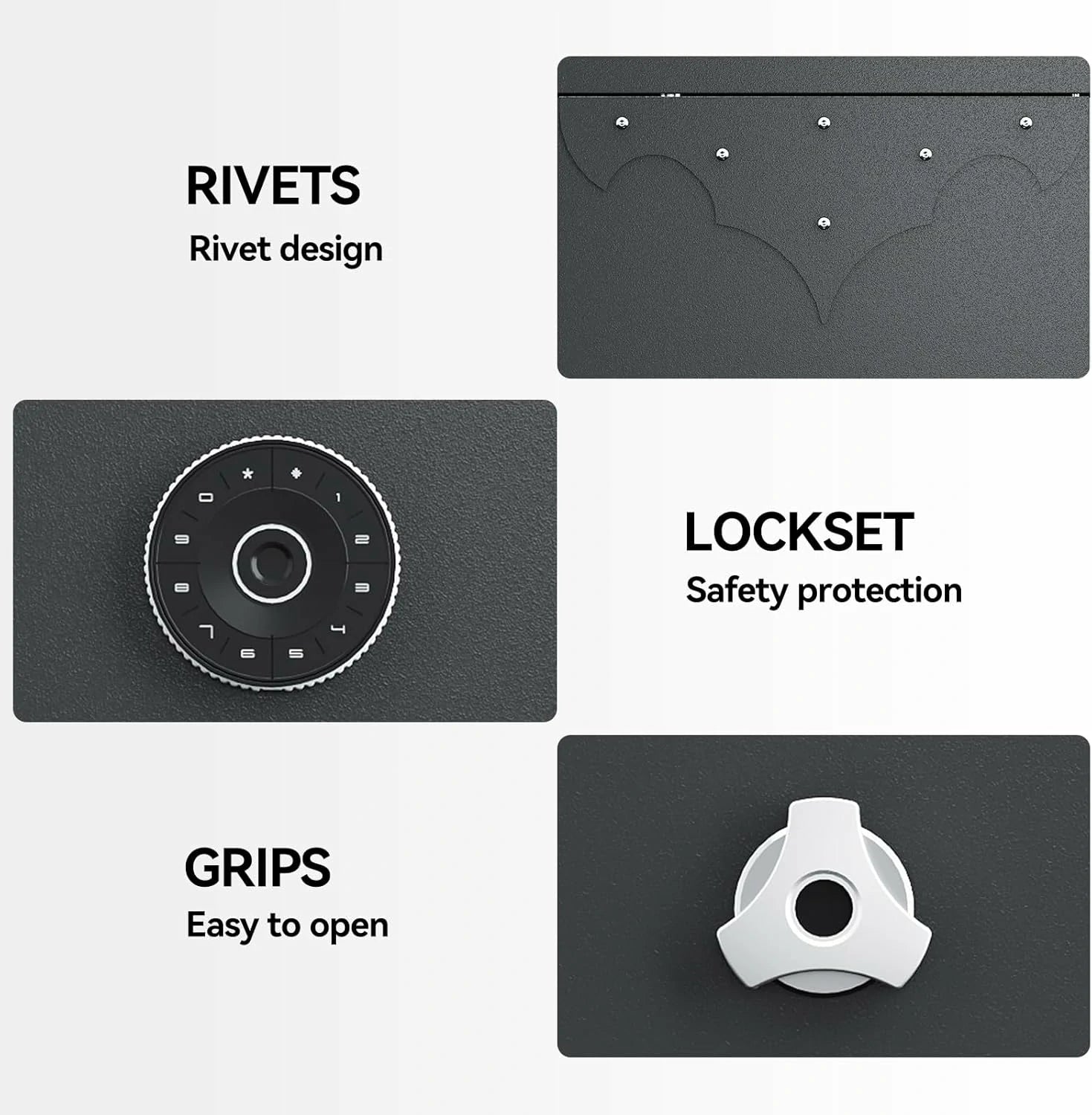 Kaer 10 - 12 Gun Safe 1400MD Rivet Design - KaerWorld