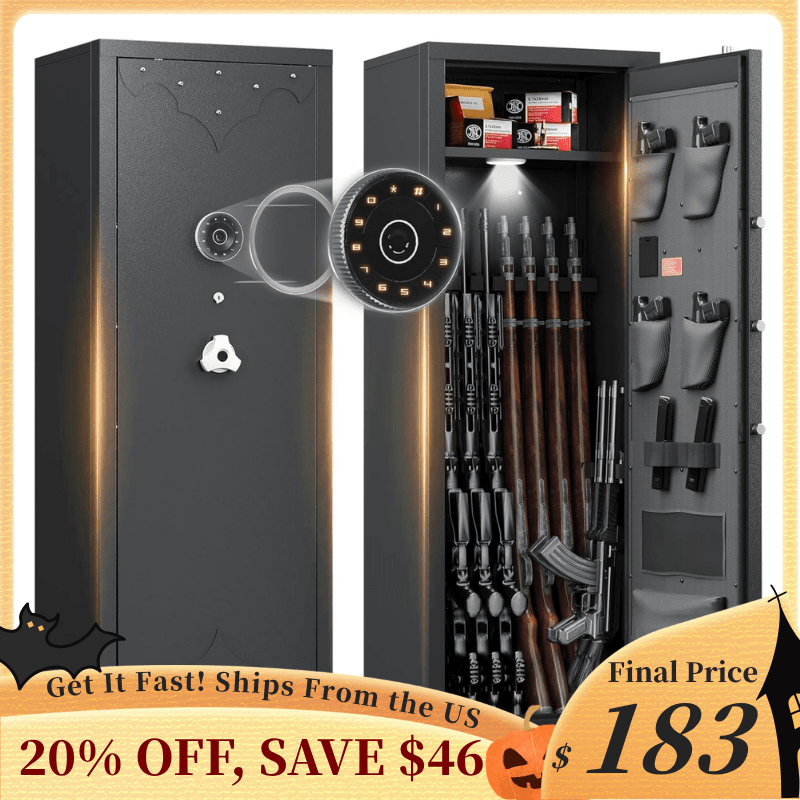 Kaer 10 - 12 Gun Safe 1400MD Rivet Design - KaerWorld