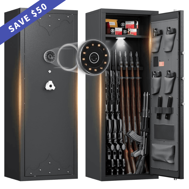 Kaer 10 - 12 Gun Safe 1400MD Rivet Design - KaerWorld