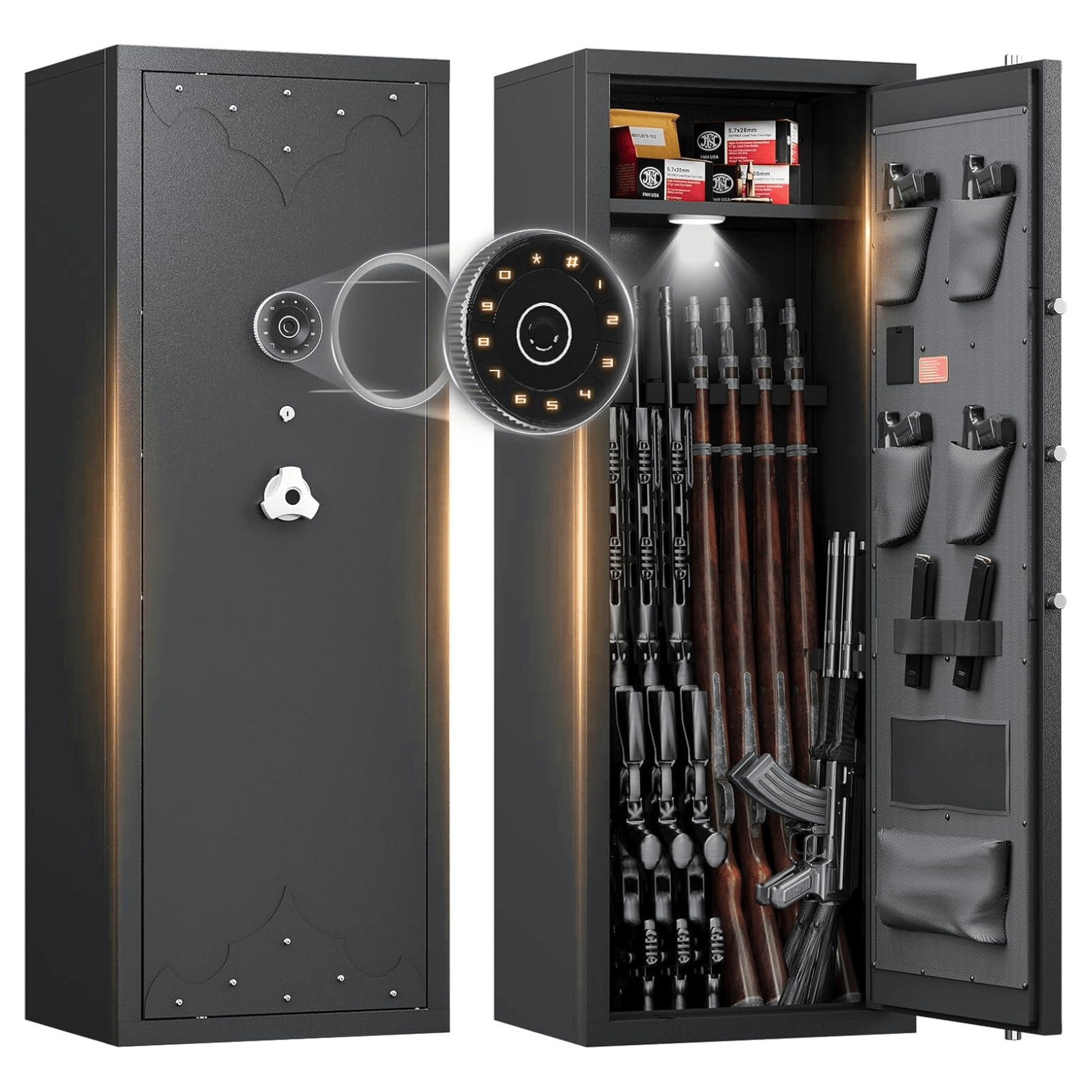 Kaer 10 - 12 Gun Safe 1400MD Rivet Design - KaerWorld