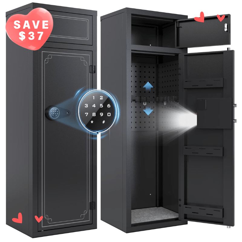 Kaer 10 - 12 Gun Safe 1447 Grey/BLACK - KaerWorld