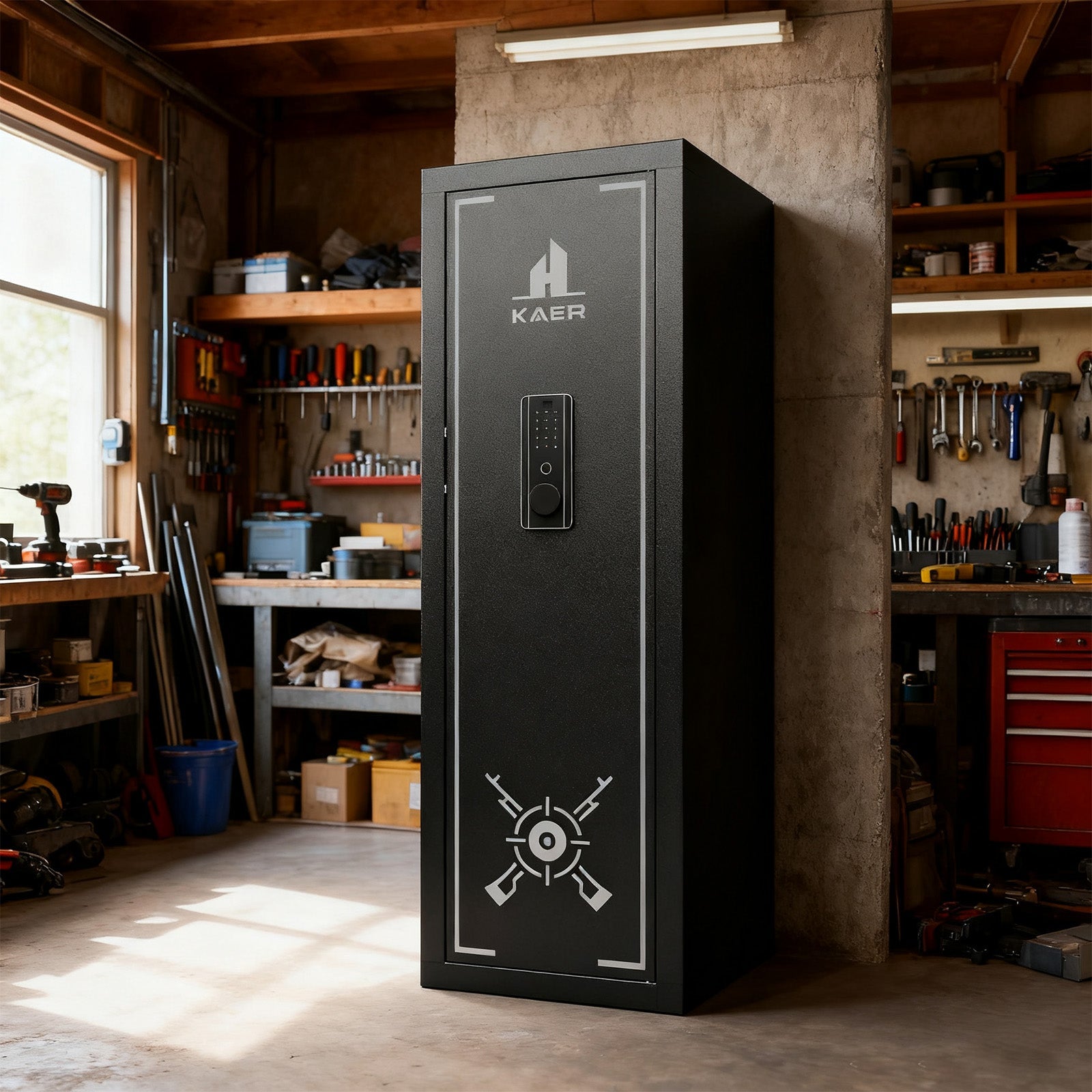 Kaer 10 - 13 Gun Safe 1447 Fingerprint - KaerWorld