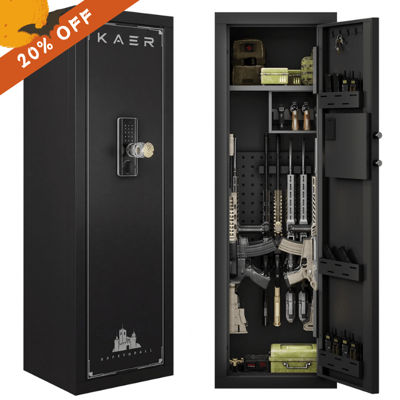 KAER 10-13 Gun Safe 1447 Fingerprint - KaerWorld