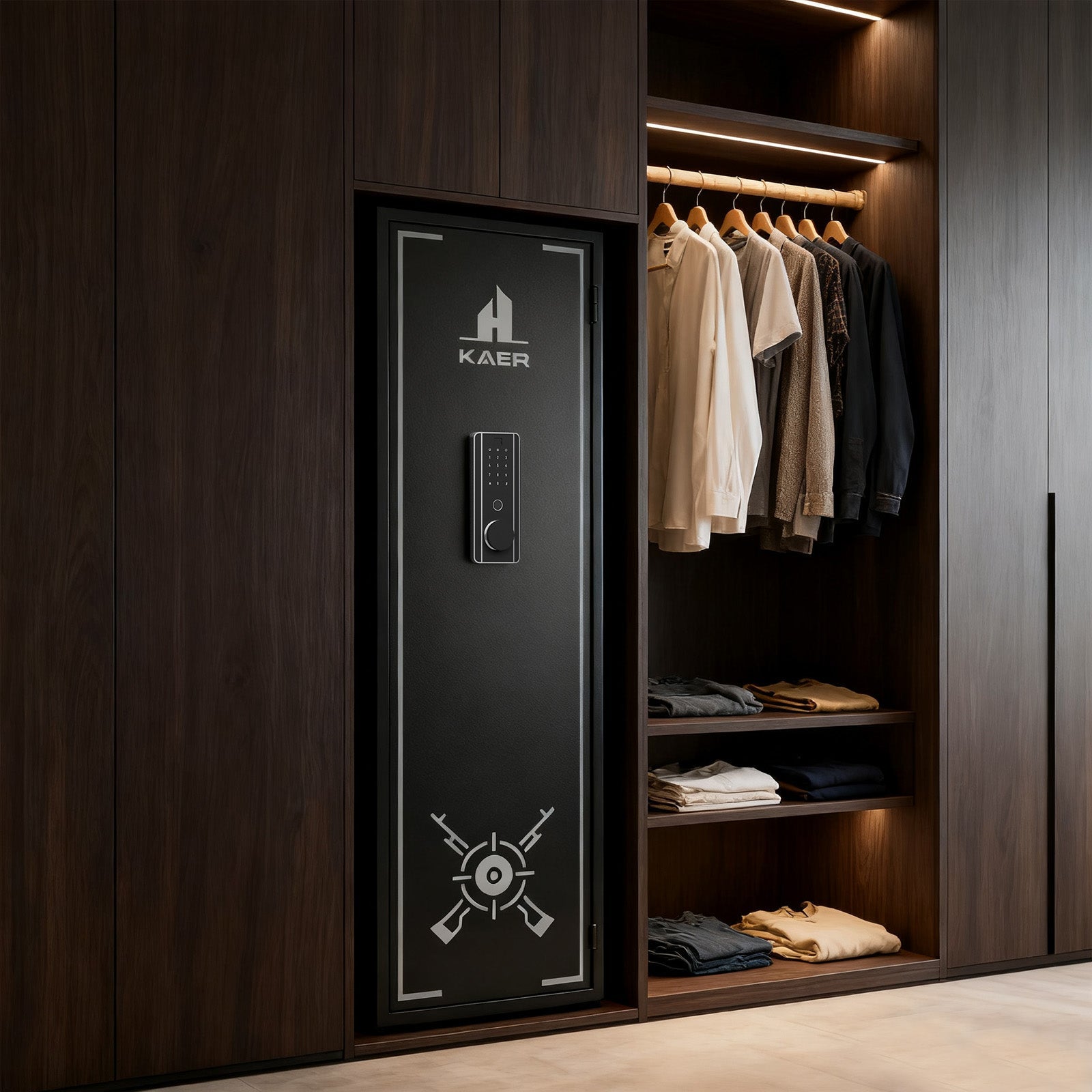 Kaer 10 - 13 Gun Safe 1447 Fingerprint - KaerWorld