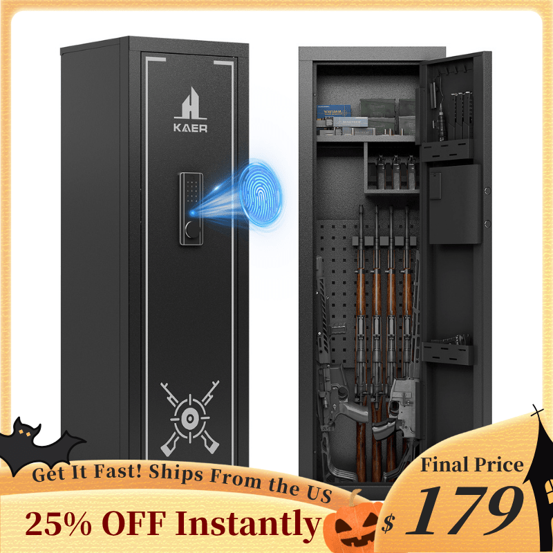 Kaer 10 - 13 Gun Safe 1447 Fingerprint - KaerWorld