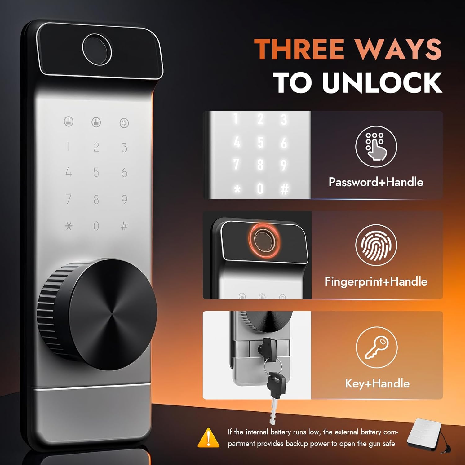 Kaer 10 - 14 Heavy - Duty Gun Safe 1500 Fingerprint - KaerWorld