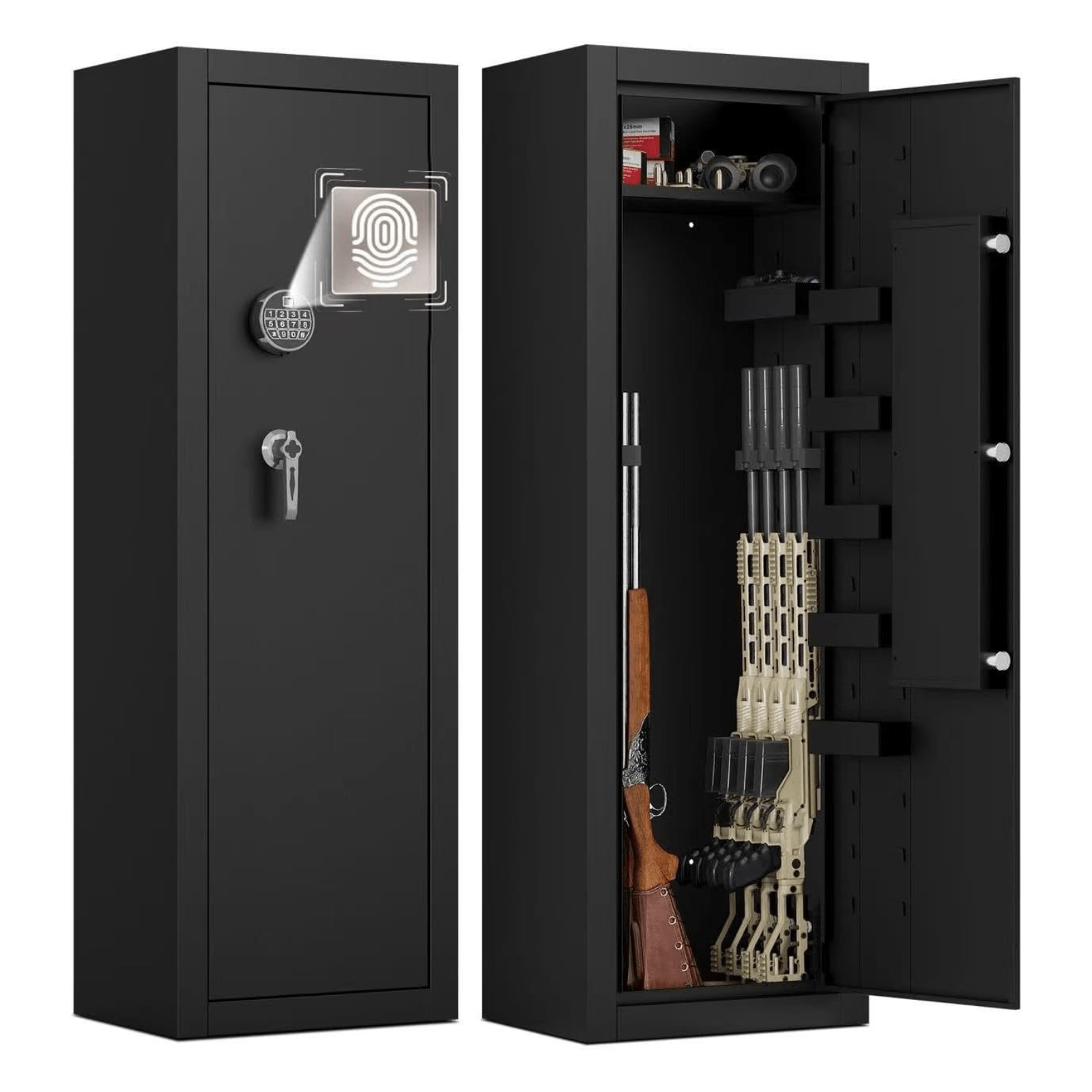KAER 13 - 15 Biometric Gun Safe1450A Pre - assembled (4 colors) - KaerWorld
