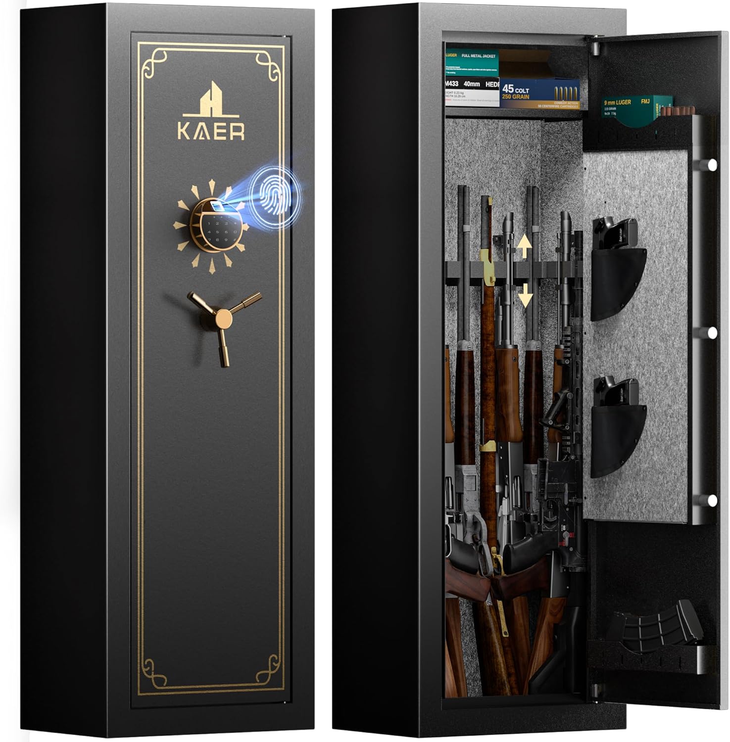 Kaer 15 - 20 Pre - Assembled Heavy Duty Gun Safe 1320/1450/1450XL - KaerWorld