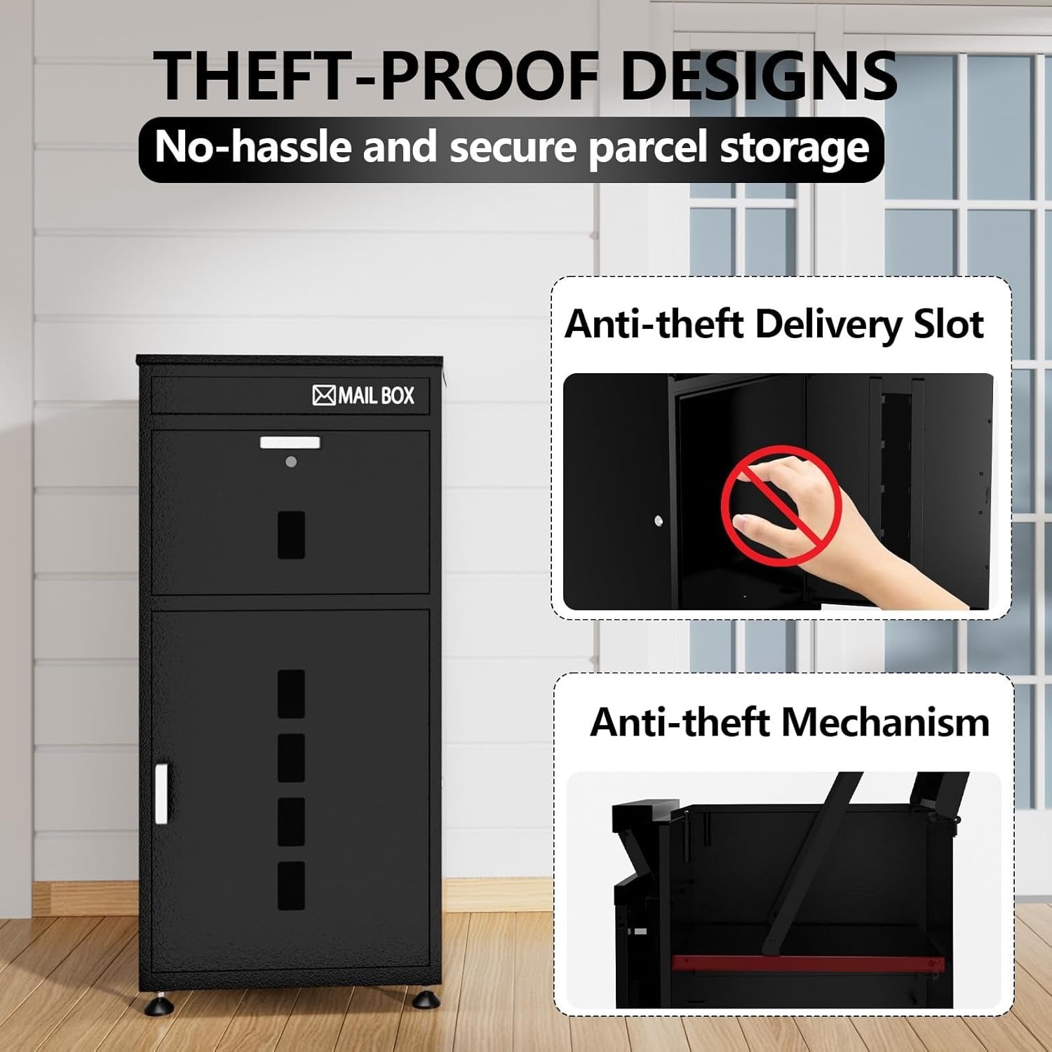 Kaer 2 - in - 1 Mail and Package Delivery Box 011 | Large - KaerWorld