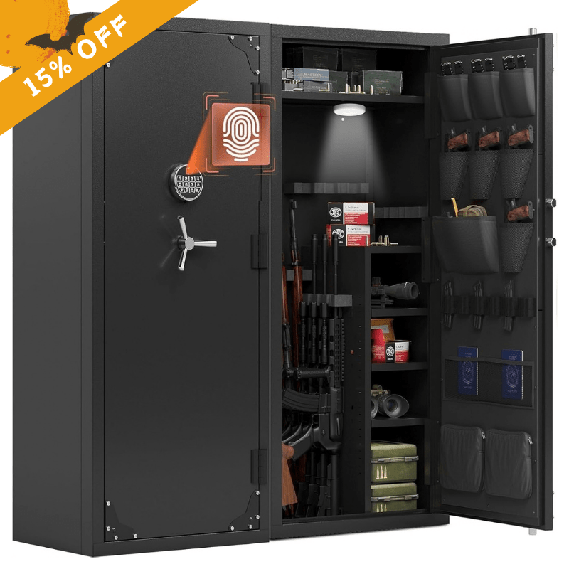 KAER 20-25 Large Biometric Gun Safe - KaerWorld