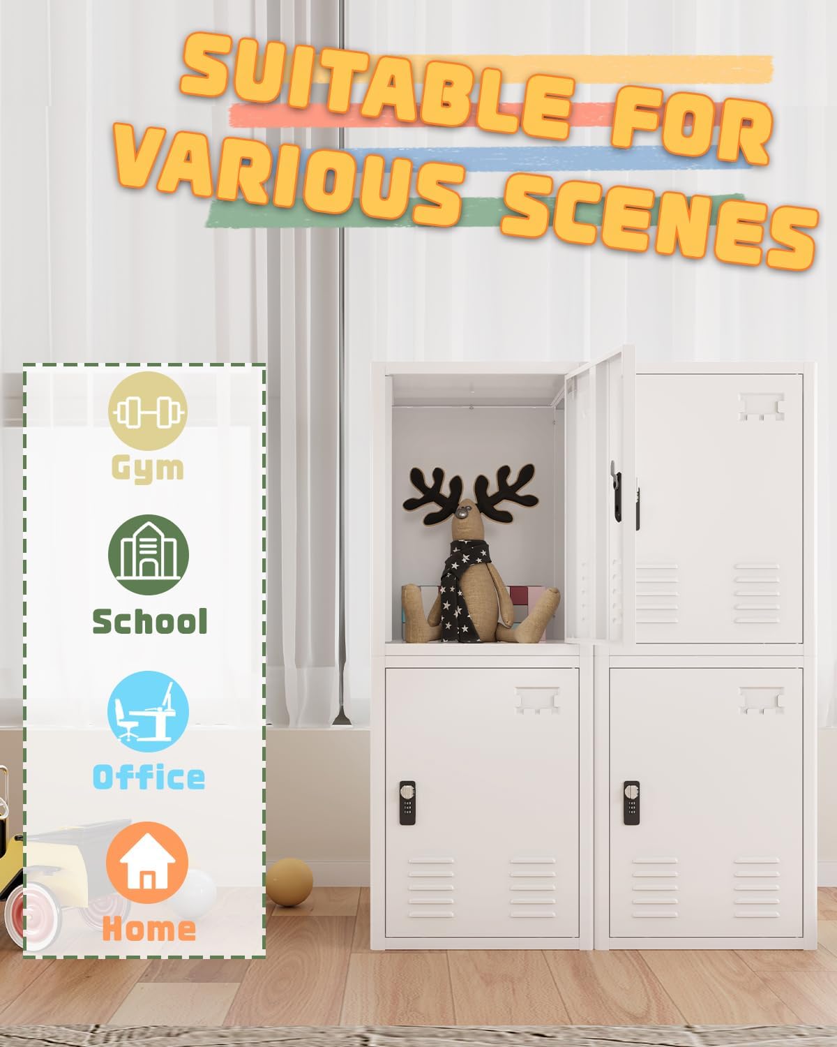 Kaer 20" High Metal Locker - KaerWorld