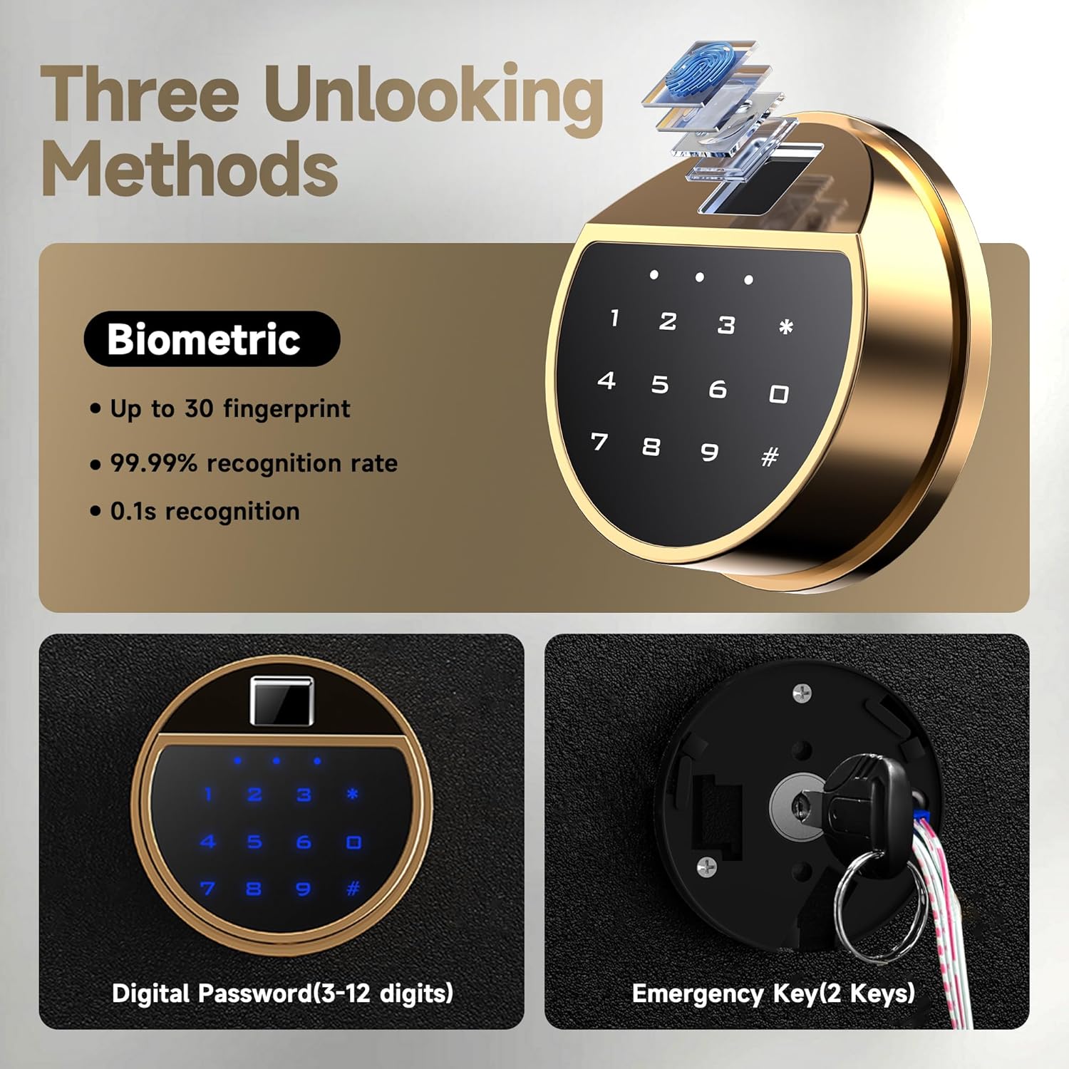 Kaer 23 - 25 Pre - Assembled Heavy Duty Gun Safe 1450XL - KaerWorld