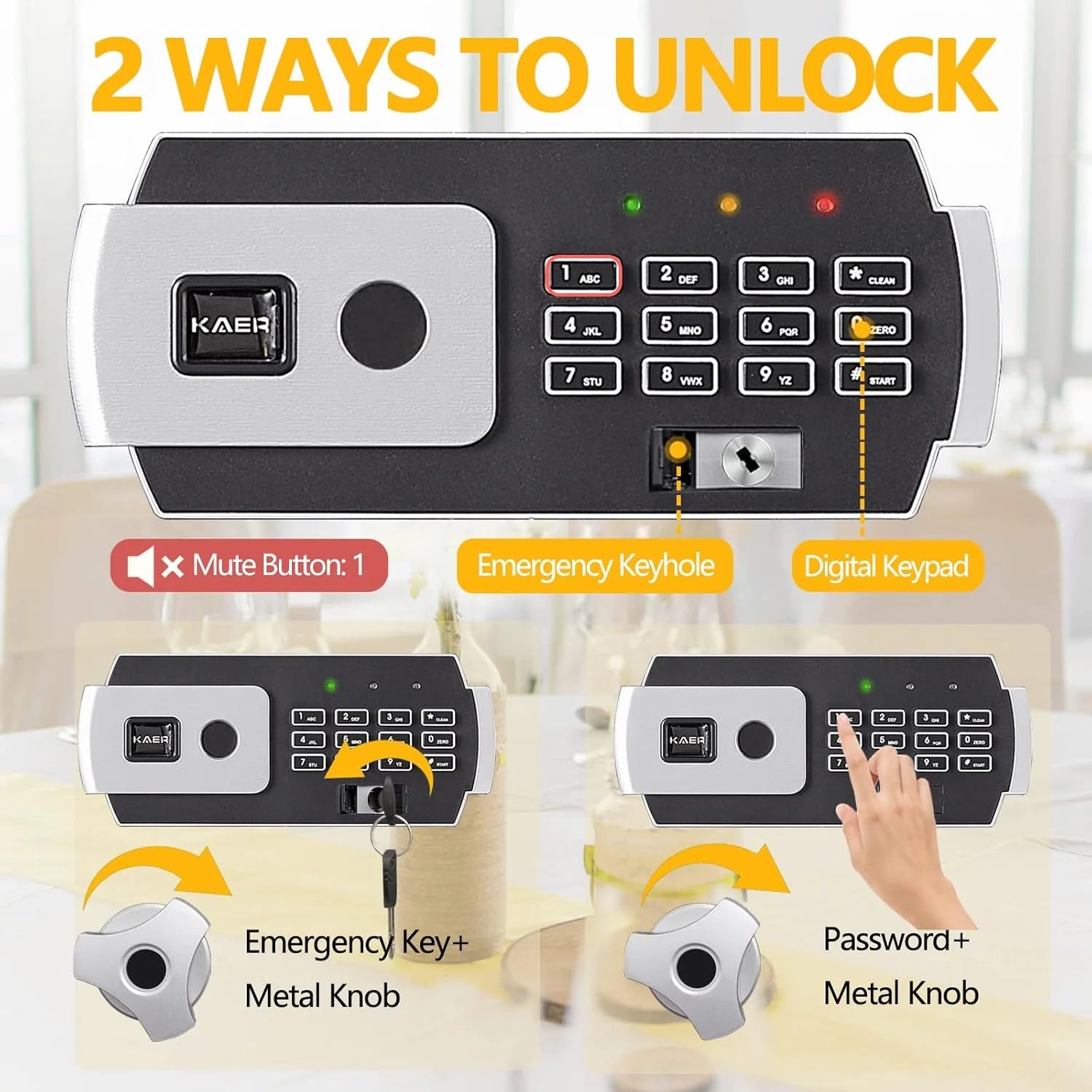 Kaer 2.6 CUB Drop Safe Fireproof 515 - KaerWorld