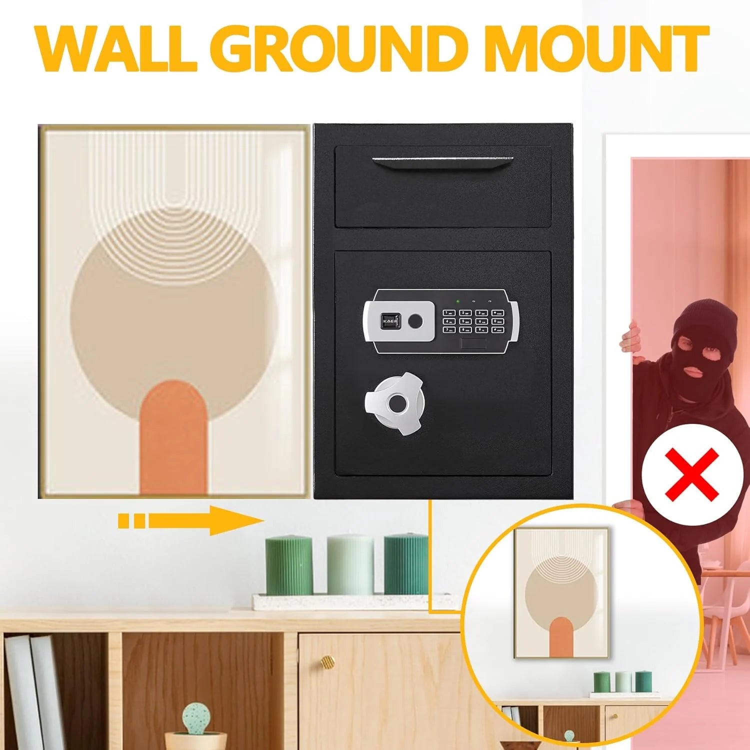 Kaer 2.6 CUB Drop Safe Fireproof 515 - KaerWorld