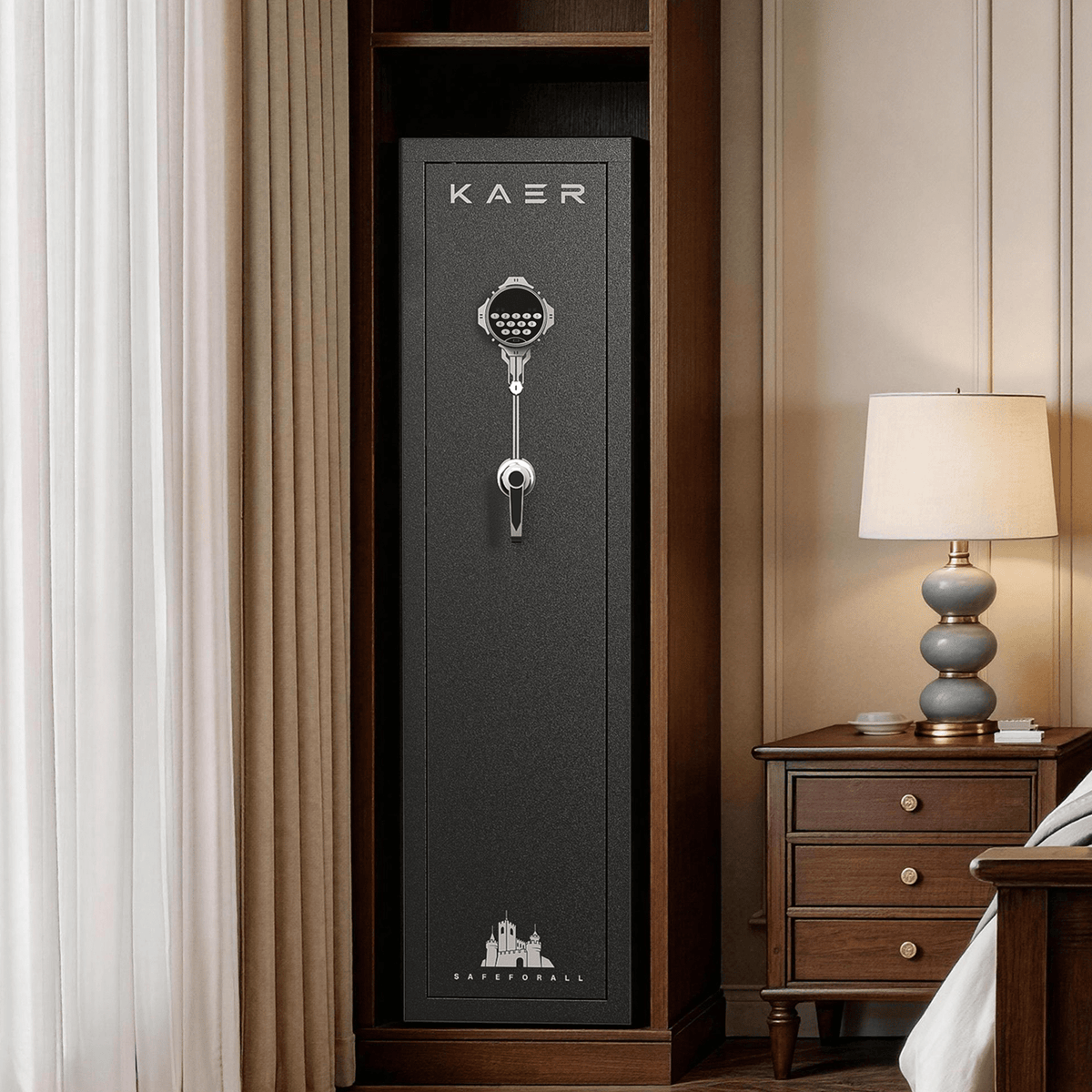 KAER 3-5 Rifle Gun Safe and Cabinet 1320S - KaerWorld