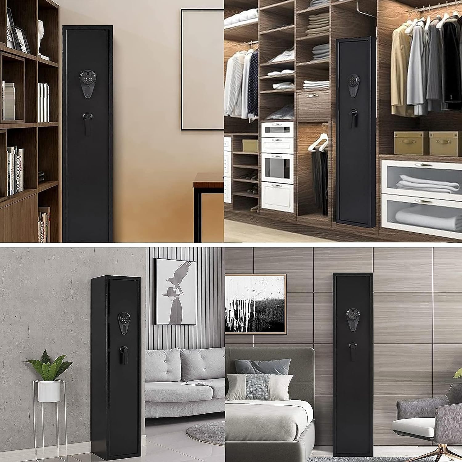 Kaer 4 - 5 Pre - Assembled Fringerprint Gun Safe 1380 - KaerWorld