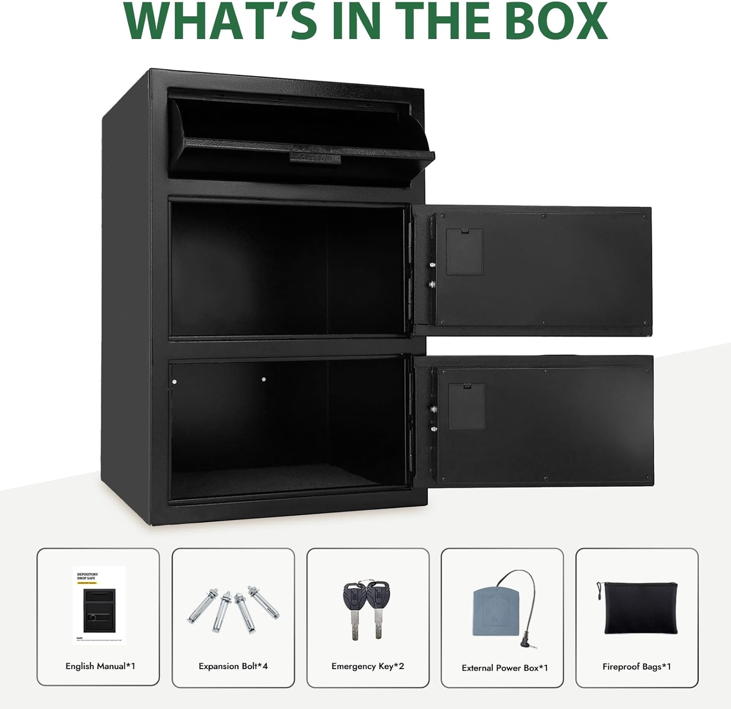 Kaer 4.0/9/5 Cub Security Safe 690 - 2/690 - 3/762, Fireproof, Waterproof - KaerWorld