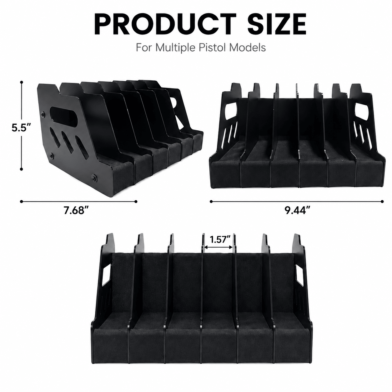 Kaer 6 Pistol Rack for Gun Safe - KaerWorld