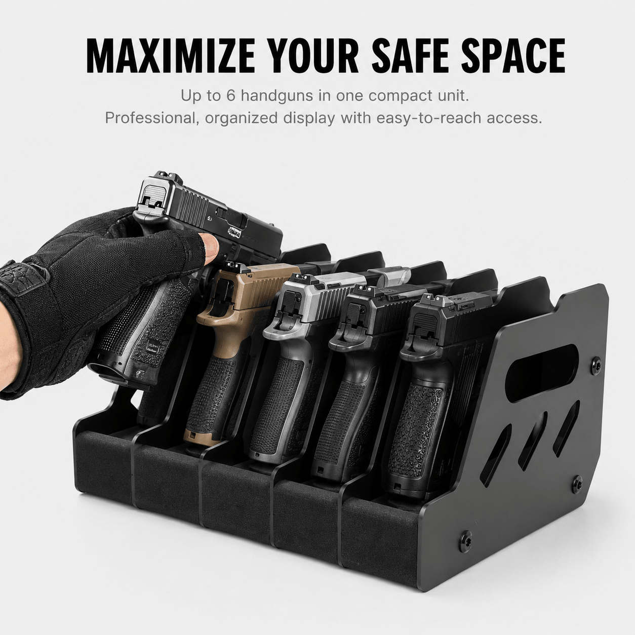 Kaer 6 Pistol Rack for Gun Safe - KaerWorld