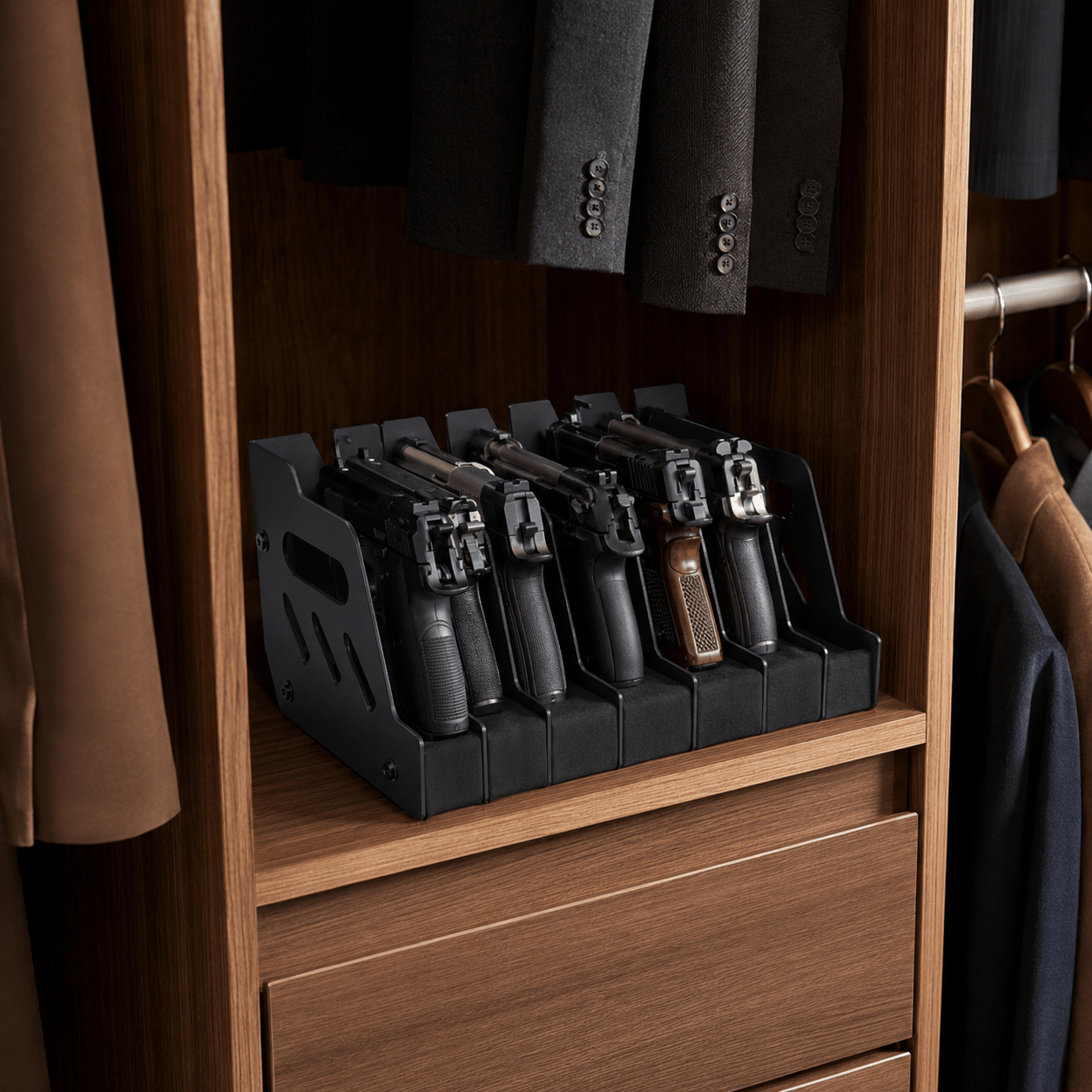 Kaer 6 Pistol Rack for Gun Safe - KaerWorld
