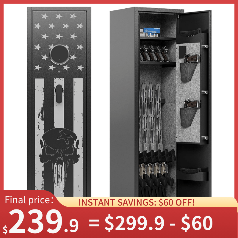 Kaer 6 Pre - Assembled Gun Safe 1430 Skull - KaerWorld