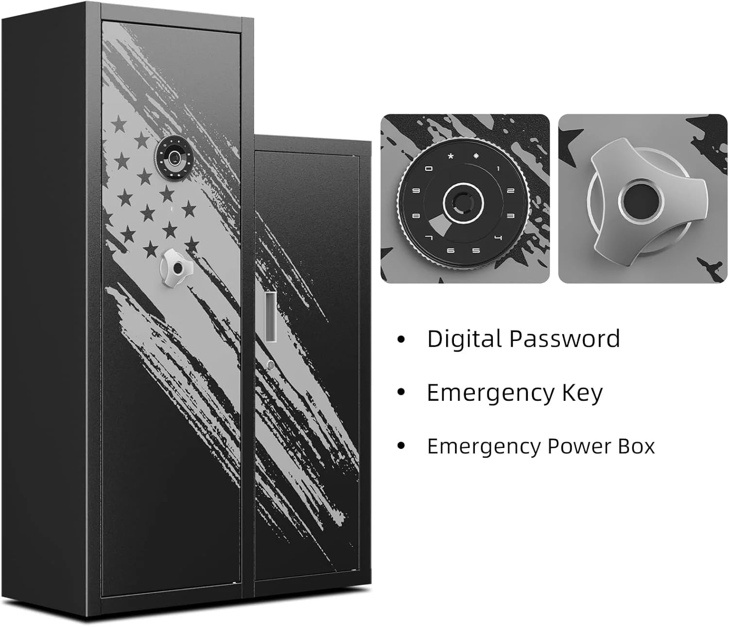 Kaer 7 - 8 Pre - Assembled Gun Safe 1250AB - KaerWorld